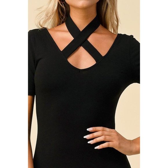 Torrie Halter Neck Midi Dress - Picture 2 of 8